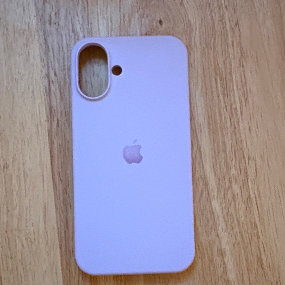 Apple Lavender Silicone Phone Case
